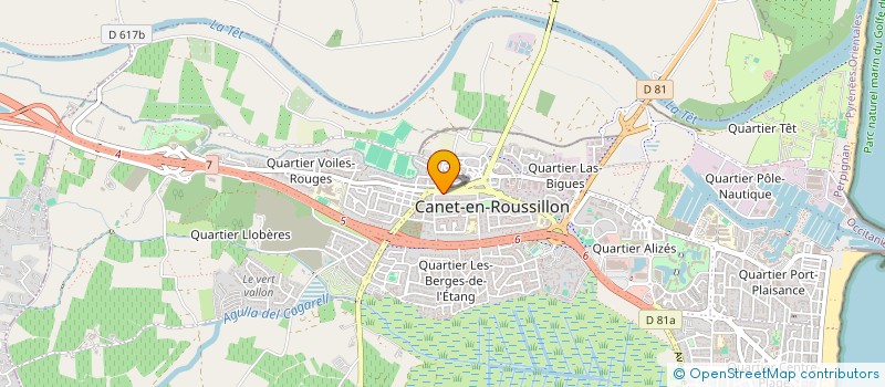 localisation de l'entreprise MADAME MARIE BARTHELEMY à CANET-EN-ROUSSILLON
