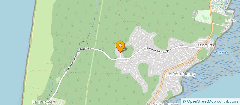 localisation de l'entreprise MADAME MARIE BARTHEROTTE à LEGE-CAP-FERRET