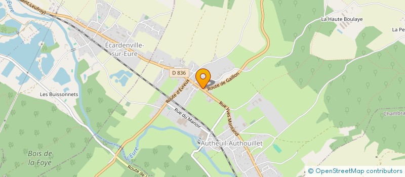 localisation de l'entreprise MADAME MARIE BARTHOUX  AUTHEUIL-AUTHOUILLET