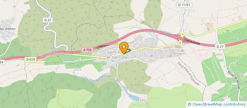 localisation de l'entreprise MADAME MARIE BARTOLI  MONTARNAUD