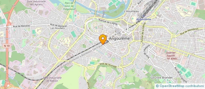 localisation de l'entreprise MADAME MARIE BARTOLINI à ANGOULEME