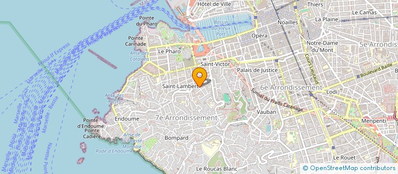 localisation de l'entreprise MADAME MARIE BATAILLE  MARSEILLE