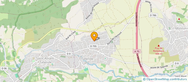 localisation de l'entreprise MADAME MARIE BATIFOULIER  TALLENDE