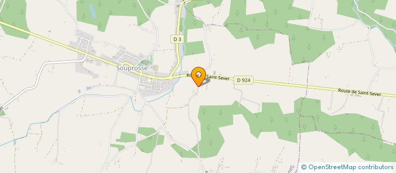 localisation de l'entreprise MADAME MARIE BATS  SOUPROSSE