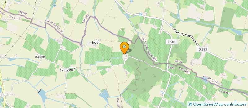 localisation de l'entreprise MADAME MARIE BATS  CASTELNAU D'AUZAN LABARRERE