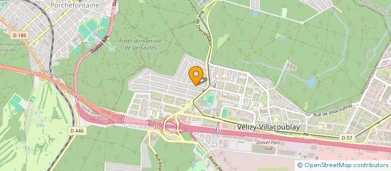 localisation de l'entreprise MADAME MARIE BATTEUX  VELIZY-VILLACOUBLAY