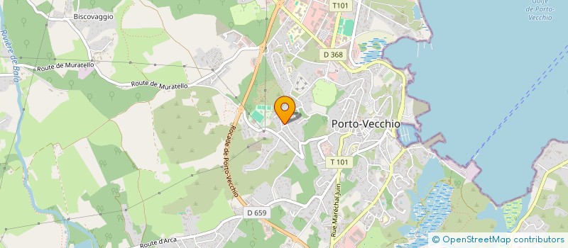localisation de l'entreprise MADAME MARIE BATTINI  PORTO VECCHIO