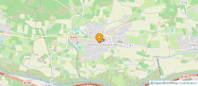 localisation de l'entreprise MADAME MARIE BATTLE  PEZILLA-LA-RIVIERE