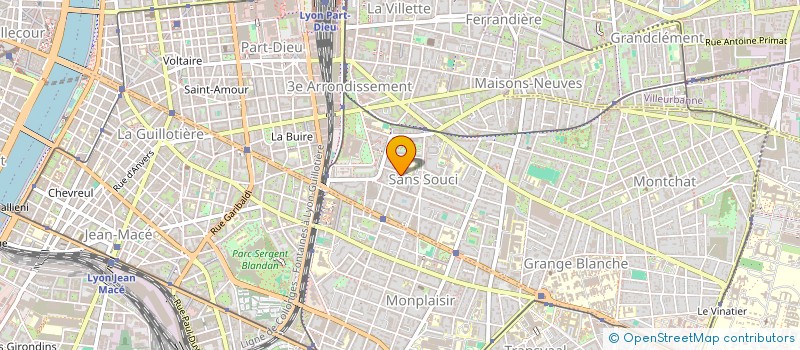 localisation de l'entreprise MADAME MARIE BAUCHET  LYON