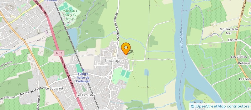 localisation de l'entreprise MADAME MARIE BAUDEQUIN  CADAUJAC