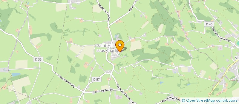 localisation de l'entreprise MADAME MARIE BAUDIAS  SAINT-HILAIRE-SOUS-CHARLIEU