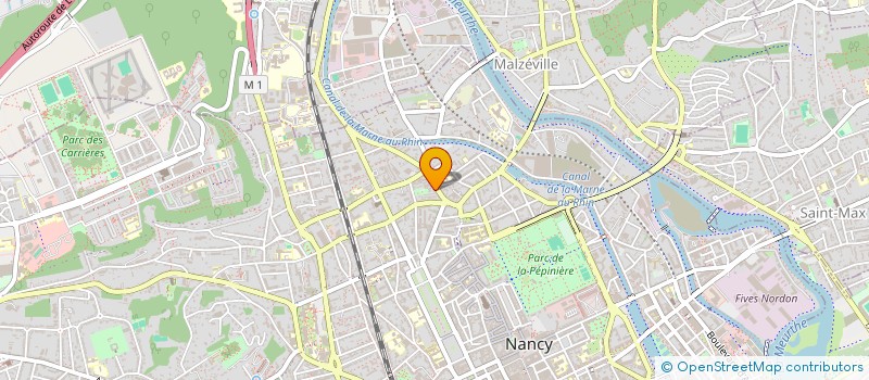 localisation de l'entreprise MADAME MARIE BAUDIER  NANCY