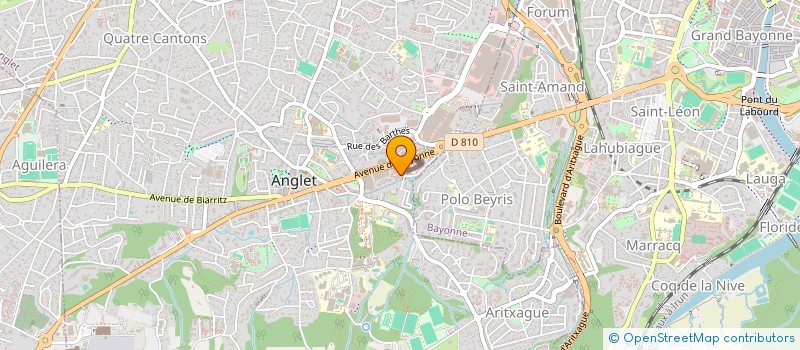 localisation de l'entreprise MADAME MARIE BAUDOUIN à ANGLET