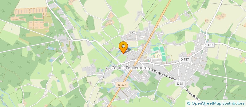 localisation de l'entreprise MADAME MARIE BAUDRELLE  LE MANS