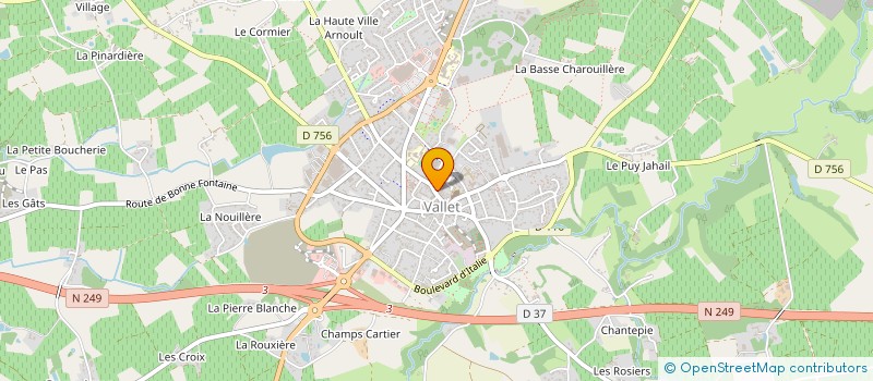 localisation de l'entreprise MADAME MARIE BAUDRY à VALLET