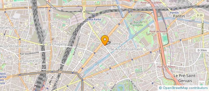 localisation de l'entreprise MADAME MARIE BAUDRY  PARIS