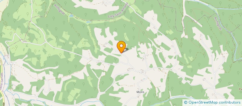 localisation de l'entreprise MADAME MARIE BAUDUSSEAU  ARCHIGNAC