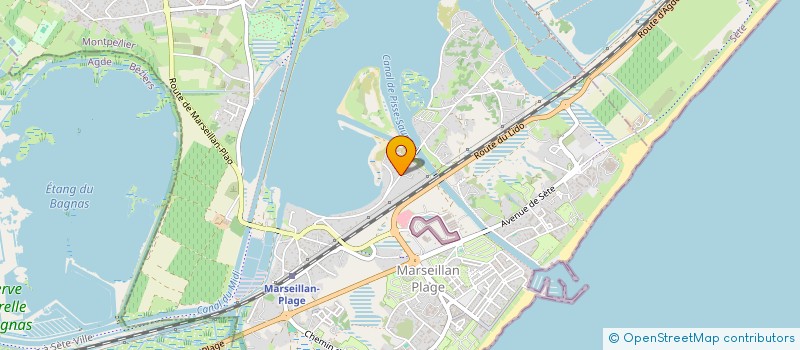 localisation de l'entreprise MADAME MARIE BAUER à MARSEILLAN