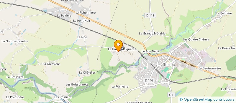 localisation de l'entreprise MADAME MARIE BAUMARD  BOUSSAY