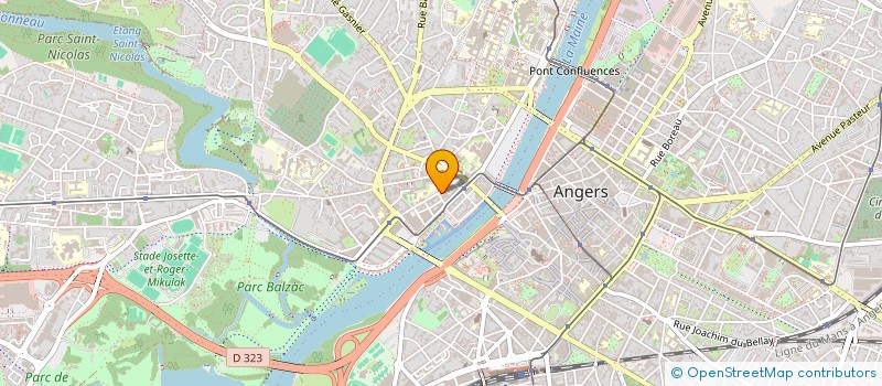 localisation de l'entreprise MADAME MARIE BAUMARD  ANGERS