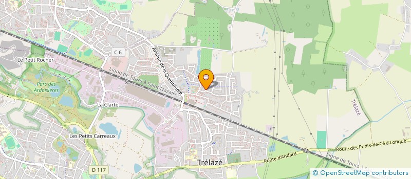 localisation de l'entreprise MADAME MARIE BAUMARD  TRELAZE