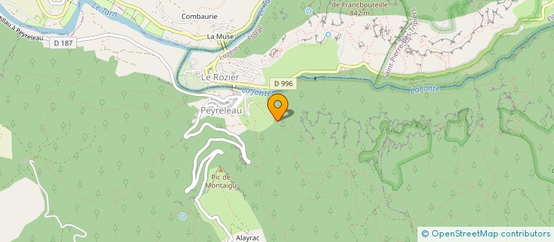 localisation de l'entreprise MADAME MARIE BAUMEL  SAINT-ANDRE-DE-VEZINES