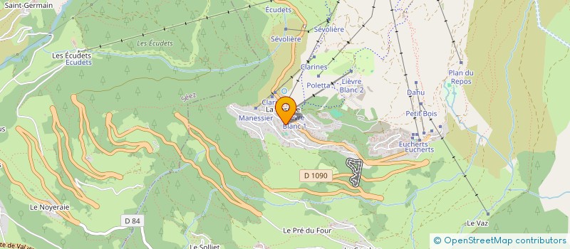 localisation de l'entreprise MADAME MARIE BAUTISTA  MONTVALEZAN