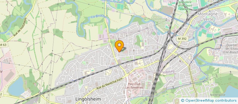 localisation de l'entreprise MADAME MARIE BAYERS  LINGOLSHEIM