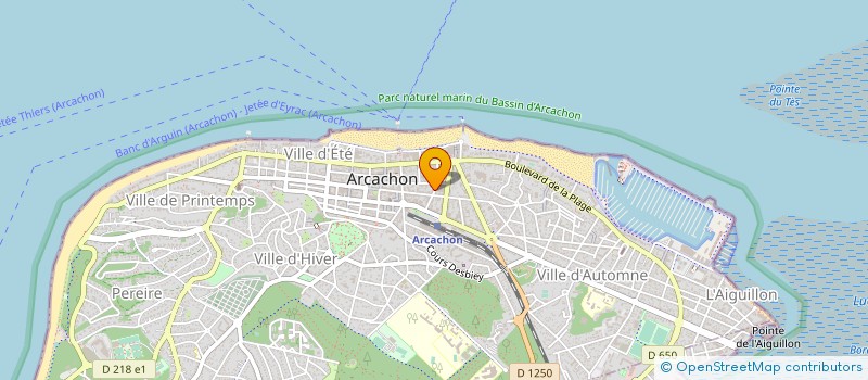 localisation de l'entreprise MADAME MARIE BAYT  ARCACHON