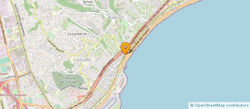 localisation de l'entreprise MADAME MARIE BAZIN à NICE