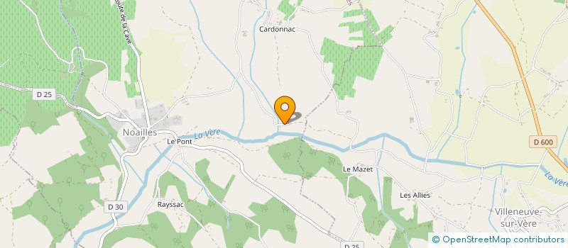 localisation de l'entreprise MADAME MARIE-BEATRICE FAURIE  LIVERS-CAZELLES