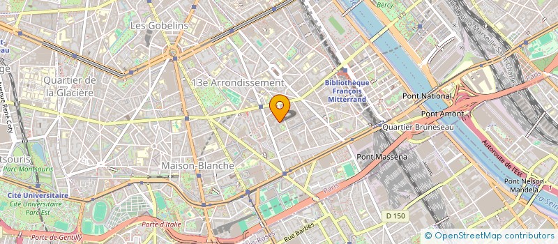 localisation de l'entreprise MADAME MARIE-BEATRICE GRANDMOUGIN  PARIS