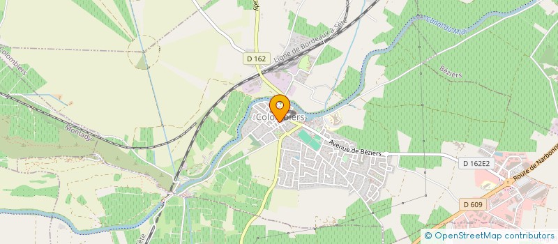 localisation de l'entreprise MADAME MARIE-BEATRICE PIERRE à COLOMBIERS