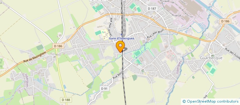 localisation de l'entreprise MADAME MARIE BEAUDET  ISBERGUES