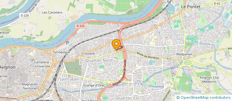 localisation de l'entreprise MADAME MARIE BEAUDLOT  LE PONTET