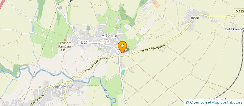 localisation de l'entreprise MADAME MARIE BEAULATON à MONTCEL