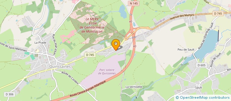 localisation de l'entreprise MADAME MARIE BEAULATON à QUINSSAINES