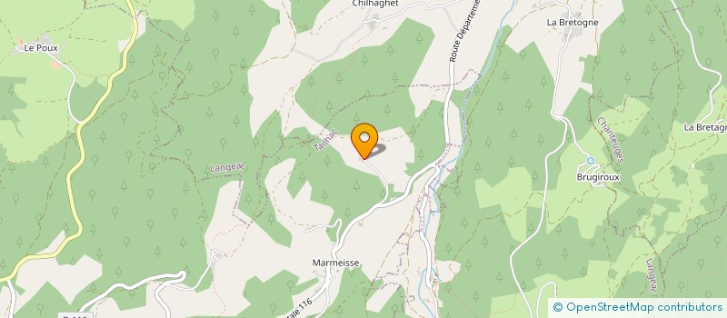 localisation de l'entreprise MADAME MARIE BEAUNE  VISSAC AUTEYRAC