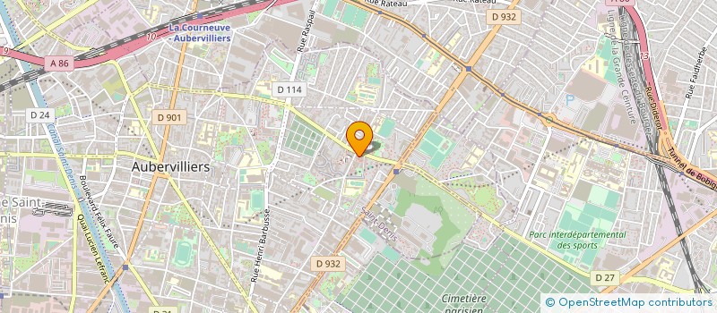 localisation de l'entreprise MADAME MARIE BEAUVOIR à AUBERVILLIERS