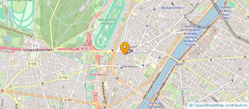 localisation de l'entreprise MADAME MARIE BEBEY EYIDI  PARIS