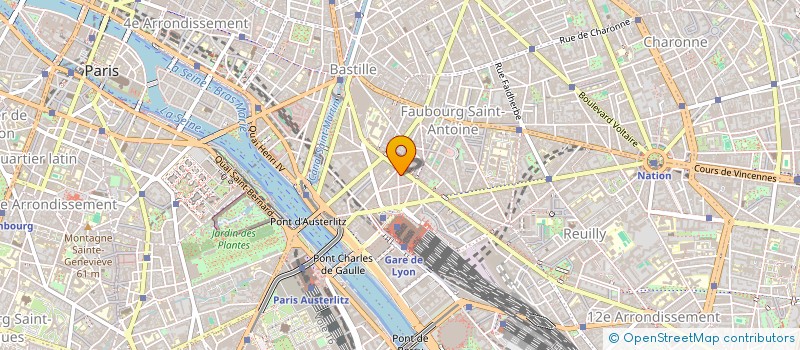 localisation de l'entreprise MADAME MARIE BECART  PARIS