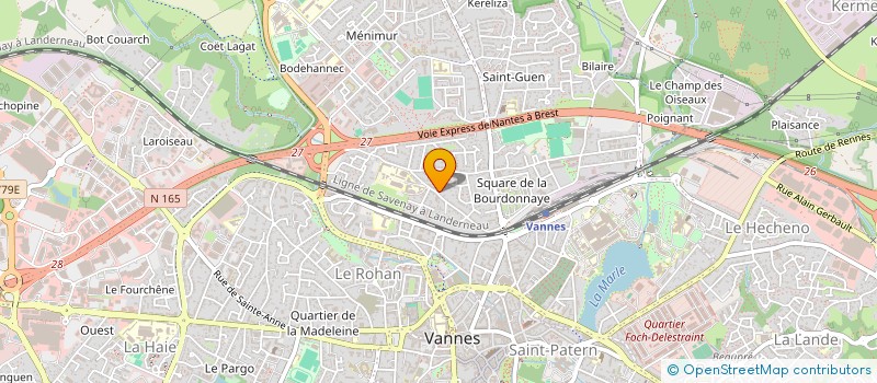 localisation de l'entreprise MADAME MARIE BECHARD à VANNES