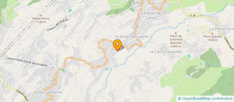 localisation de l'entreprise MADAME MARIE BEDEAU  LE TAMPON