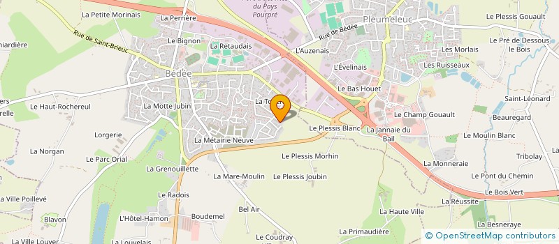 localisation de l'entreprise MADAME MARIE BEDEL  BEDEE