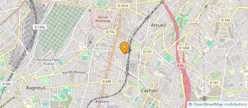 localisation de l'entreprise MADAME MARIE BEGEL à ARCUEIL