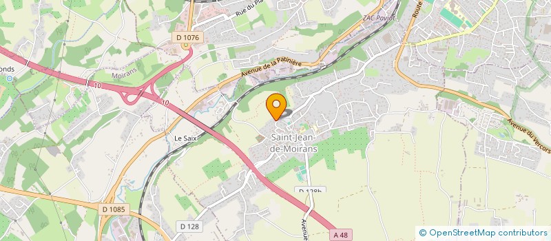 localisation de l'entreprise MADAME MARIE BEGOU  SAINT-JEAN-DE-MOIRANS