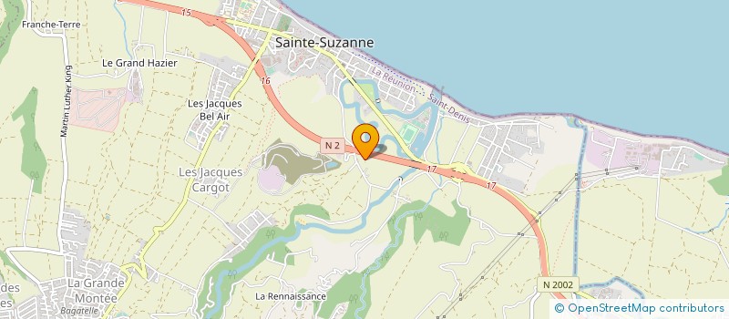 localisation de l'entreprise MADAME MARIE BEGUE  SAINTE-SUZANNE