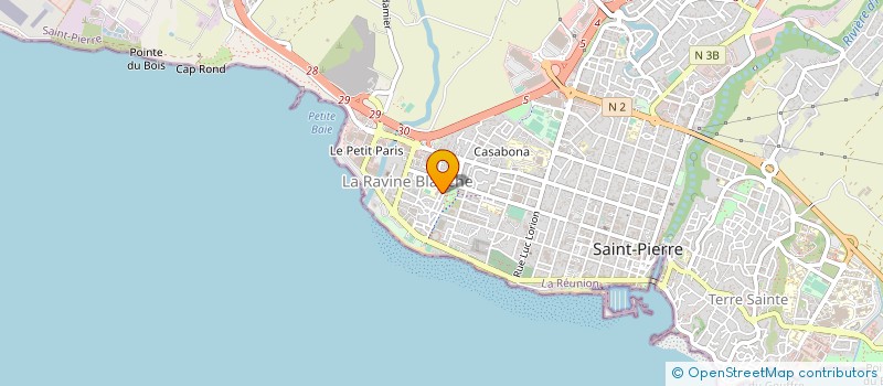 localisation de l'entreprise MADAME MARIE BEGUE à SAINT PIERRE