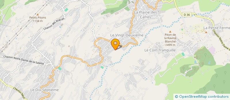 localisation de l'entreprise MADAME MARIE BEGUE  LE TAMPON