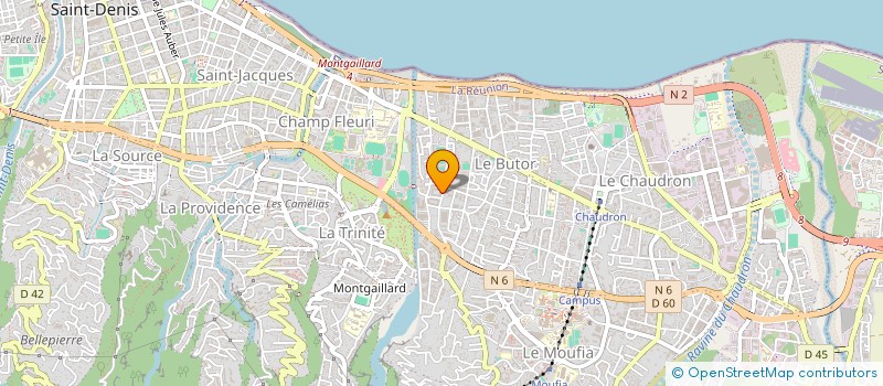 localisation de l'entreprise MADAME MARIE BEGUE  SAINT-DENIS